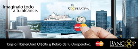 Tarjeta MasterCard Credito y Debito de Tu Cooperativa